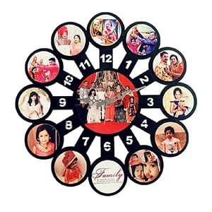 mdf wall clock photo frame copy